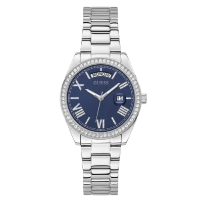 Afbeelding van GUESS dames Luna horloge GW0307L1 in de kleur Zilver