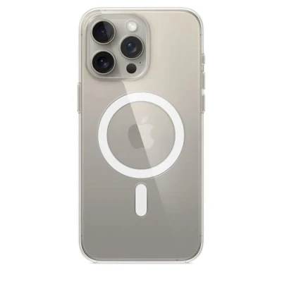 Image de Apple MagSafe Plastique Back Cover Transparent iPhone 15 Pro Max