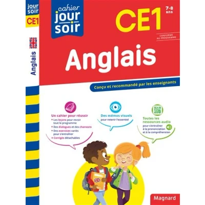 Image de Anglais CE1 Cahier Jour Soir