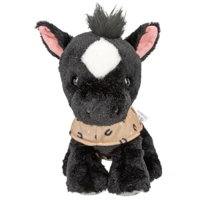 Afbeelding van Depesche Miss Melody knuffel paard Black Angel 20 cm