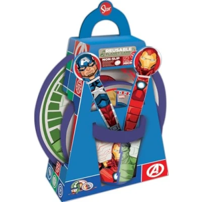 Afbeelding van Kinderservies The Avengers CZ11304 Plastic (5 Onderdelen)