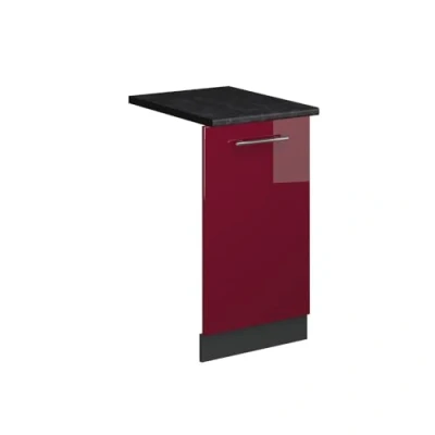 Afbeelding van Vicco Panneau lave vaisselle Fame Line Bordeaux brillant 45 cm AP anthracite
