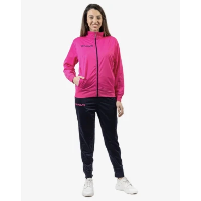 Afbeelding van Givova TR031 Torino trainingspak, uniseks, volwassenen, fuchsia blauw