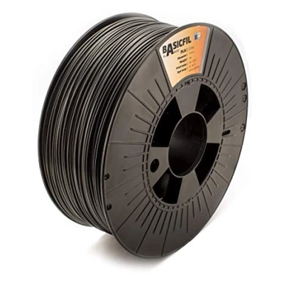 Afbeelding van Basicfil PLA 1,75 mm, 1 kg filament voor 3D printers, grijs