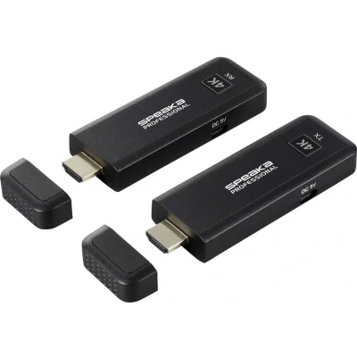 Afbeelding van SpeaKa Professional SP TR 450 Draadloze HDMI set 50 m 30 Hz 3840 x 2160 Pixel Geïntegreerde LED weergave