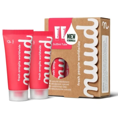 Afbeelding van Nuud Care Starter Pack Red 2x 20ml Deodorant