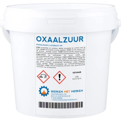 Afbeelding van Oxaalzuur 800 gr, pot
