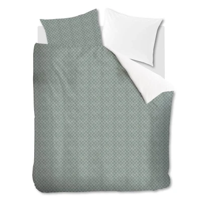 Afbeelding van Snoozing Puck Dekbedovertrek Tweepersoons 200x200/220 cm Green