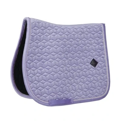 Afbeelding van Kentucky Horsewear Velvet Zadeldoek Zadeldekje Jumping Purper