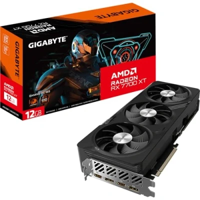 Afbeelding van Gigabyte AMD Radeon RX 7700 XT Videokaart GAMING OC 12 GB GDDR6 RAM PCIe 4.0 x4, HDMI, DisplayPort FreeSync