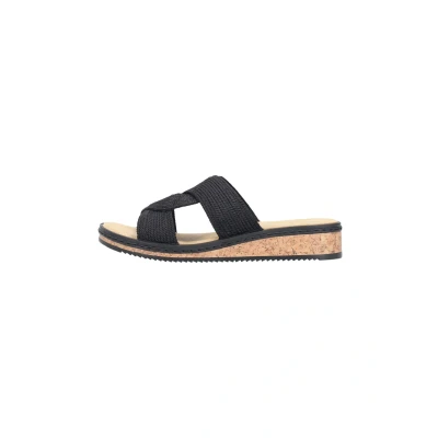 Afbeelding van RIEKER dames art V3669 00 zwart slipper maat 41