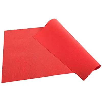 Afbeelding van Pro Nappe S340109I placemat van vlies, spunbond, scheurvast, waterafstotend en afwasbaar, formaat 30 x 40 cm, kleur: rood, gemaakt in Frankrijk, een verpakking 100 sets