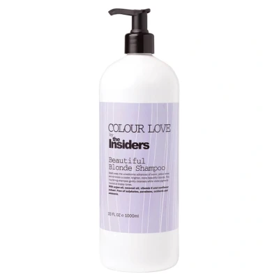Afbeelding van The Insiders Colour Love Beautiful Blonde shampoo 1000ml Haibu by Kapperskorting.com