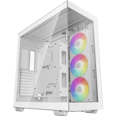Afbeelding van DeepCool CH780 WH, Tower, PC, Wit, ATX, micro Mini EATX, ABS, SPCC, Gehard glas, Gamen