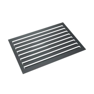 Afbeelding van Evolar EVO LOUVRE LA7016 Achterplaat uitbreiding voor COVER Maat Large 120 x 110 cm Gepoedercoat Aluminium Hoogwaardige kwaliteit Donker Antraciet RAL 7016