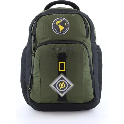 Afbeelding van National Geographic Laptop Rugzak / Rugtas Schooltas 15 inch New Explorer N1698C Khaki
