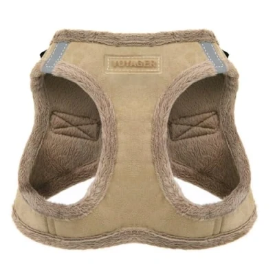 Afbeelding van Voyager Step In Plush Hondenharnas door Best Pet Supplies, Instap Harnas voor kleine en middelgrote honden, zacht pluche Latte, M, Borst: 40.5 45.5 cm