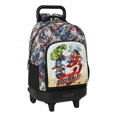 Afbeelding van Schoolrugzak met Wielen The Avengers Forever Multicolour 33 X 45 22 cm