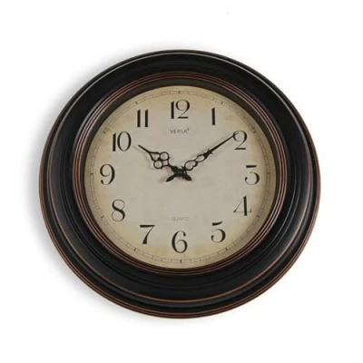 Afbeelding van Muurklok Versa Antique Plastic 4,5 x 51 cm