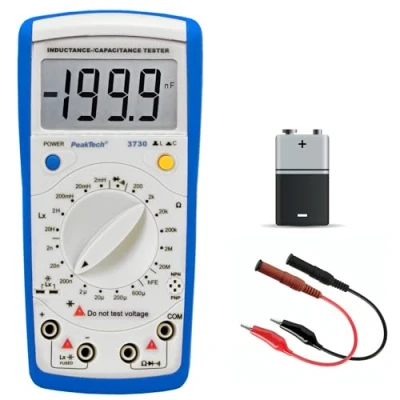 Afbeelding van Peaktech 3730 inductantie en capaciteits meter LCR meting