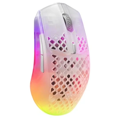 Afbeelding van Steelseries Aerox 3 Wireless Ghost (2022 Edition) Draadloze Gaming Muis Ghost/Doorzichtig
