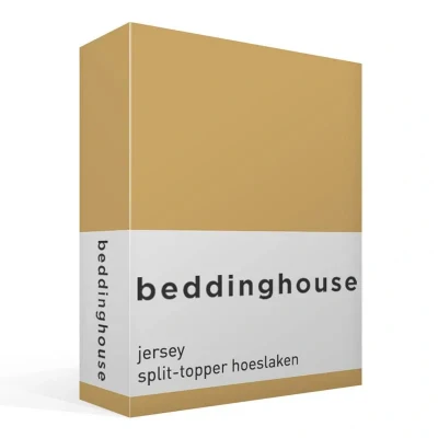Afbeelding van Beddinghouse Splittopper Hoeslaken Jersey Yellow 180 x 200/220