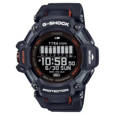 Afbeelding van Casio Watch GBD H2000 1AER, zwart, één maat, riem, zwart., Riem