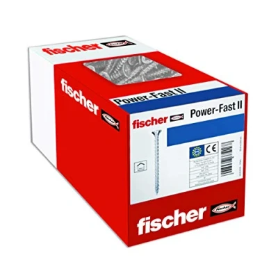 Afbeelding van Fischer Power Fast II 670018 Spaanplaatschroeven 3 mm 40 Binnen T, Interne vertanding, TX, Torx, T profiel Staal Galvanisch verzinkt 200 stuk(s)