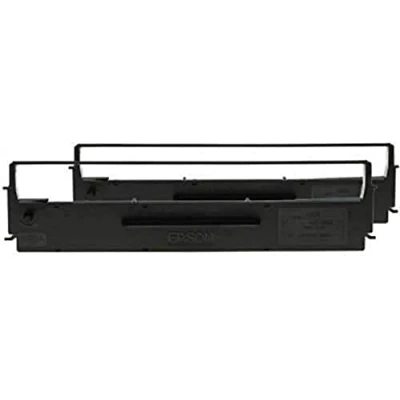 Afbeelding van Epson Kleurtape combipack C13S015647 Origineel LX 350 300+ 300+II Geschikt voor apparatuur (merk): Zwart 2 stuk(s)