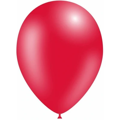 Afbeelding van Rode Ballonnen Metallic 30cm 10 stuks