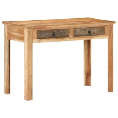 Afbeelding van Bureau 110x50x75 cm massief gerecycled hout