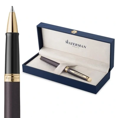 Afbeelding van Waterman Hémisphère rollerballpen De subtiele versie Lavazwart fijne punt met Geschenkdoos