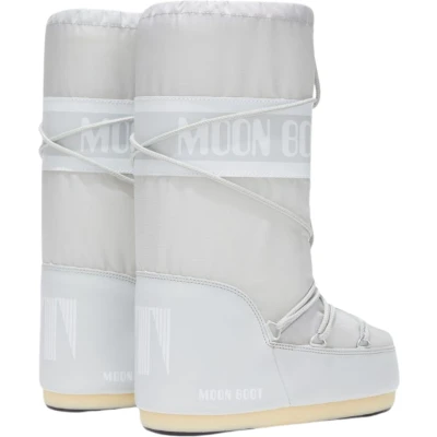 Afbeelding van Moon Boot ICON Unisex Veterlaarzen, Maat: 42 44, Grey Imitatieleer/ textiel