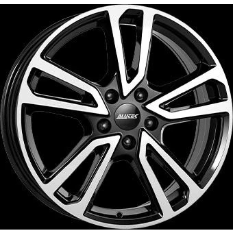 Afbeelding van ALUTEC 5 gat 17duim 108mm lichtmetalen Velg TORMENTA Schwarz Glanz / Poliert TMT70750F53 1