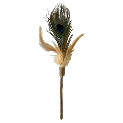 Afbeelding van Croci Euphoria Kattenhengel Matatabi Pauwenveer 12 CM