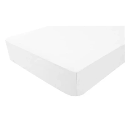 Image de DOMIVA Drap housse tout en 1 Uni Jersey ImpermÃ©able Blanc 60 x 120 cm