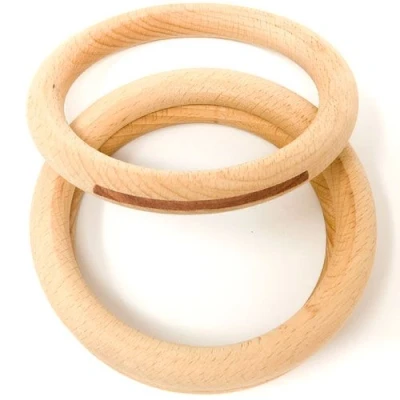 Afbeelding van Grapat Grote houten ringen 3 stuks