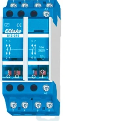 Afbeelding van Eltako S12 310 230V Stroomstootschakelaar DIN rail 3x NO, 1x NC 230 V/AC 16 A 2300 W 1 stuk(s)