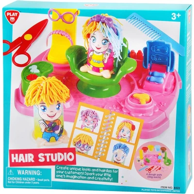 Afbeelding van Play Haarstudio Kleiset, 4 Kleipotjes
