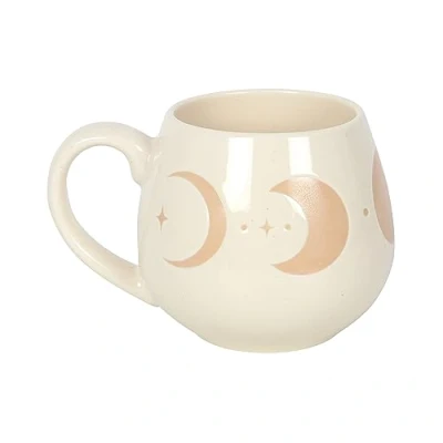 Afbeelding van Something Different Wholesale Magische ronde maanfase mok hemelse drinkvaas voor positieve vibes en verfrissende ochtenden Discrete met maanthema