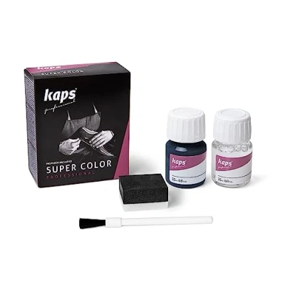 Afbeelding van Kaps super color leer &amp; kunstleer verf inc.cleaner (117) Donker Blauw 25ml