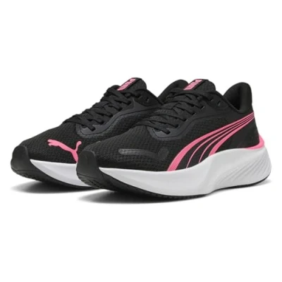 Afbeelding van Puma Pounce Lite Hardloopschoenen voor op de weg, uniseks, Black Sun Struck