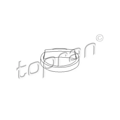 Afbeelding van TOPRAN 201 606 Tankdoppen Kunststof Zwart OPEL: Astra F Caravan