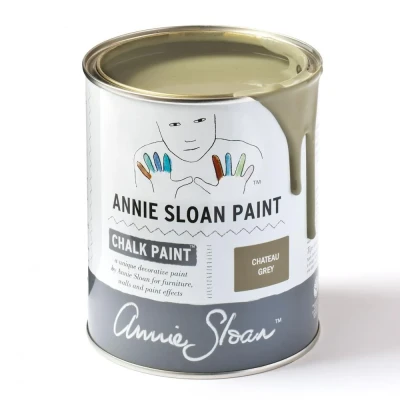 Afbeelding van Annie Sloan vergrijsd groene krijtverf Chateau Grey 120ml / Groen