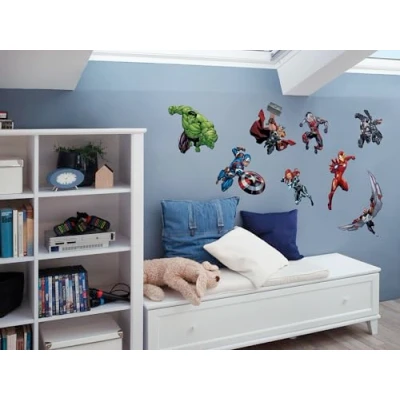 Afbeelding van Marvel Avengers Crew muursticker kinderkamer 50 x 70 cm