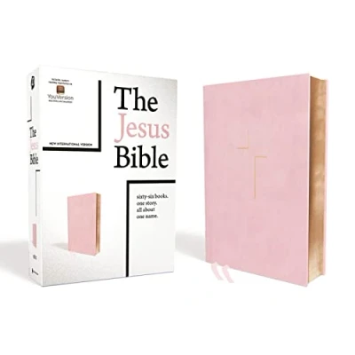 Afbeelding van The Jesus Bible, NIV Edition, Leathersoft over Board, Pink, Comfort Print