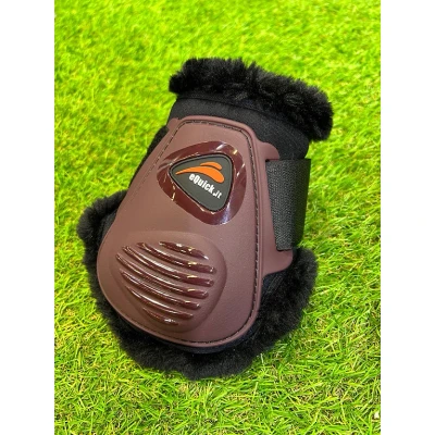 Image de eQuick Protège Boulets eLight Velcro Panther Marron Cob