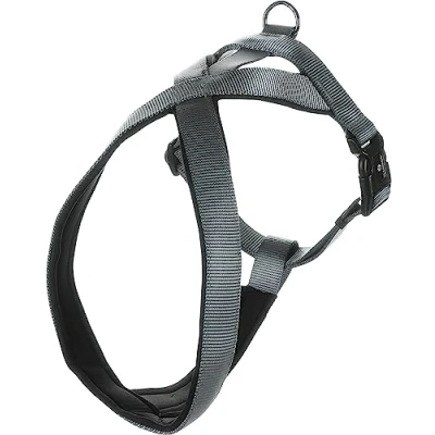 Afbeelding van Flamingo Abbi Cross Harnas Honden Grijs M 58 70cm 25mm 1st 133289