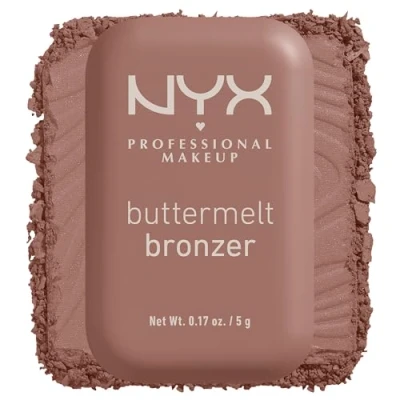 Image de NYX PROFESSIONAL MAKEUP Bronzeur Crème Utilisation Corps et Visage Buttermelt Bronzer, Teinte : Butta Me Up