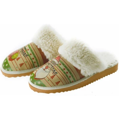 Afbeelding van GOBY chistmas Slippers Sandalen Hoge kwaliteit Handmade Maat 38